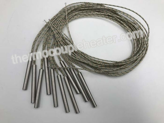Calentadores eléctricos del cartucho del diámetro 6.5m m con las ventajas internamente conectadas de la fibra de vidrio