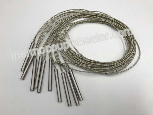 Calentadores eléctricos del cartucho del diámetro 6.5m m con las ventajas internamente conectadas de la fibra de vidrio