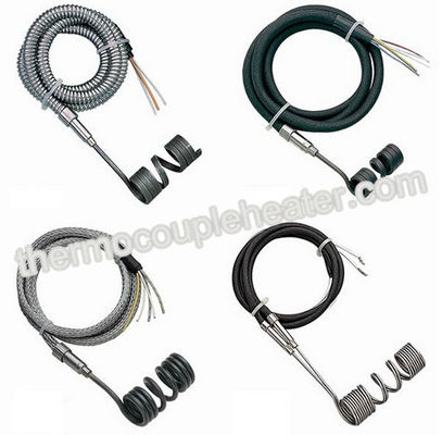 Calentadores de bobina calientes del corredor, temperatura de trabajo del serpentín de calentamiento del acero inoxidable alta