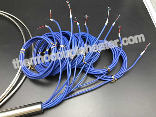 Tipo alambre aislado mineral de múltiples puntos de la envoltura de AISI 304 del termopar de J infundado