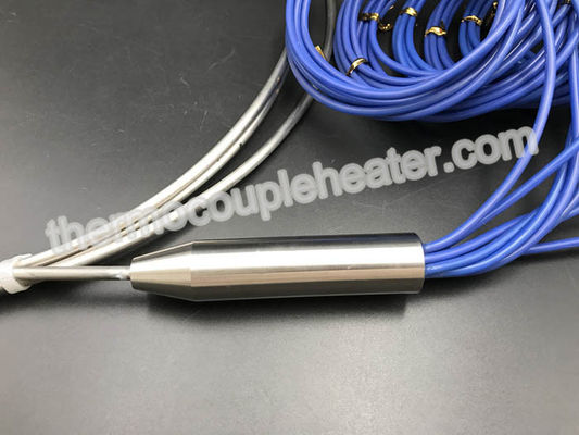 Tipo alambre aislado mineral de múltiples puntos de la envoltura de AISI 304 del termopar de J infundado