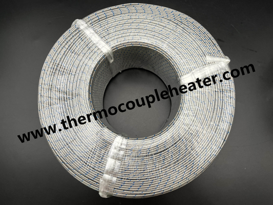 Cables de termopares con doble aislamiento de fibra de vidrio y escudo de acero inoxidable