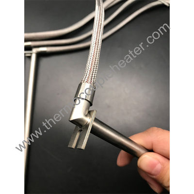 Calentador de tubo de calefacción industrial de resistencia Calentador de cartucho personalizado