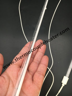 Elementos de calefacción de infrarrojos de los calentadores de cuarzo Blanco / transparente