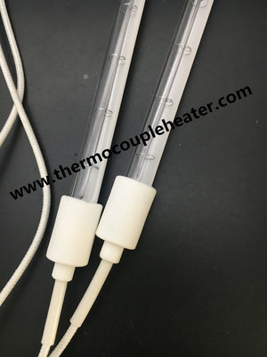 Elementos de calefacción de infrarrojos de los calentadores de cuarzo Blanco / transparente