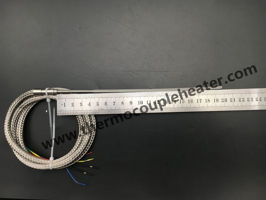 Calentador de bobina personalizado en superficie de plata recta 55V 157W