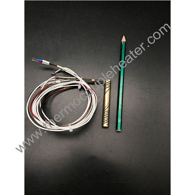 Calentadores de bobina de alta temperatura de latón / cobre con boquilla de corriente caliente con o sin termopar