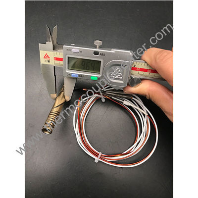 Calentadores de bobina de alta temperatura de latón / cobre con boquilla de corriente caliente con o sin termopar