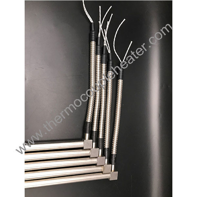 Calidad de acero inoxidable elemento de calefacción de ángulo recto cartucho calentador tipo L