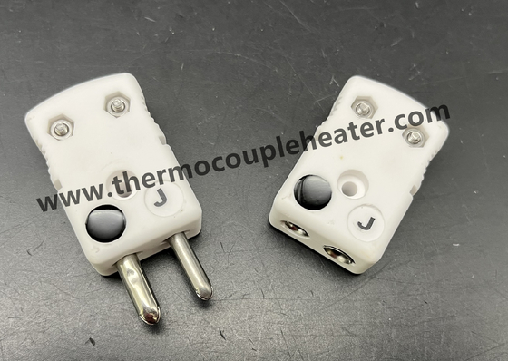 Conector de termopares cerámicos tipo J tamaño estándar masculino y femenino
