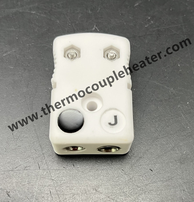 Conector de termopares cerámicos tipo J tamaño estándar masculino y femenino