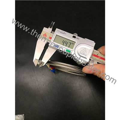El cable de cable de tipo M6 / M8 / M14 '' sensor de temperatura de la sonda de tornillo termopareja tipo K 2m