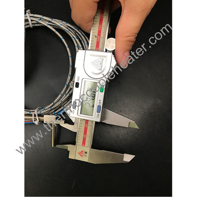 Tipo K/J Sensor de temperatura Tipo de tornillo Termopare 4x12 mm y 4x25 mm con 3 metros