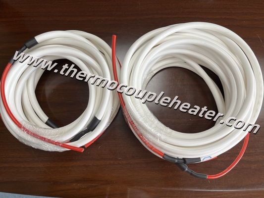 Cables de calefacción con envoltura de silicona aislada de PTFE