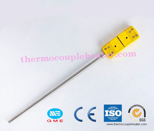 Tipo IDT aguda de K/J del termopar de la punta de prueba del Pin de la forma de la aguja con el enchufe mini/estándar