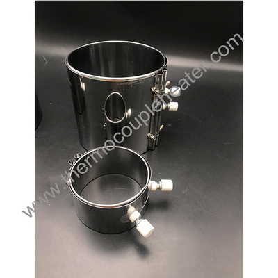 Extrusor de acero inoxidable de barril de tornillo Mica Calentador de banda aislada con terminales de tornillo