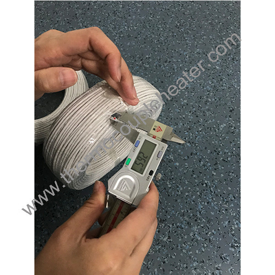 PFA RTD aislado PT100 Cable de fibra de vidrio trenzado de protección FEP chaqueta RTD cable