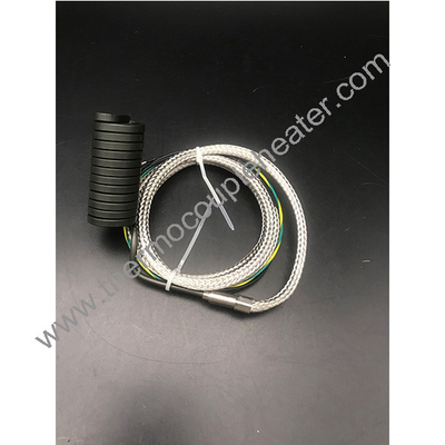 calefacción por espiral de resorte para sistema de calefacción por corriente caliente con termoparejo tipo J