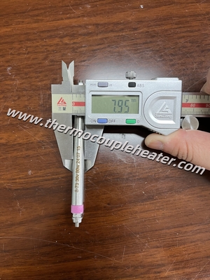 Calentador tubular corto rígido de tamaño personalizado de acero inoxidable 8x73 mm