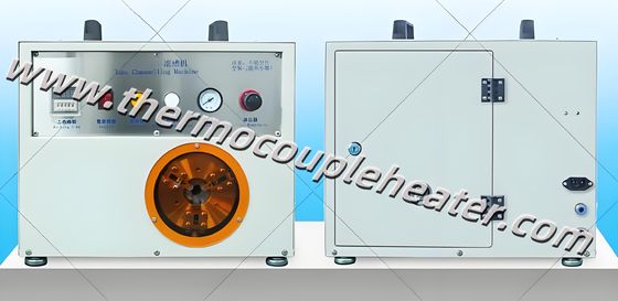 Equipo de producción de termopares tubo SS máquina automática de laminación de ranuras