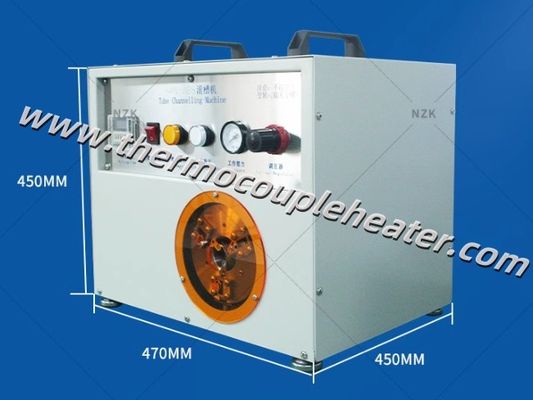 Equipo de producción de termopares tubo SS máquina automática de laminación de ranuras