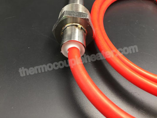 Impermeable de alta densidad de la inmersión de los calentadores del cartucho con los cables del silicón
