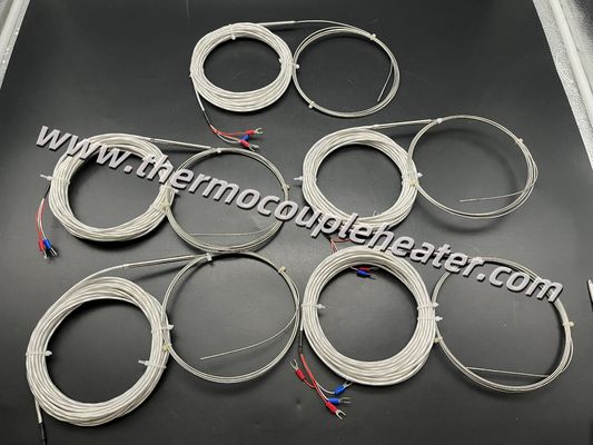 RTD Sensor de temperatura PT100 Proba de 2,0 mm de diámetro x 3 metros de longitud