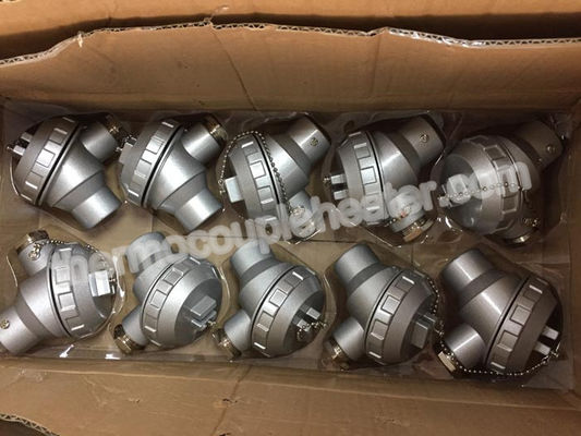 Color plata de aluminio de la cabeza de la conexión de KNYThermocouple para industrial