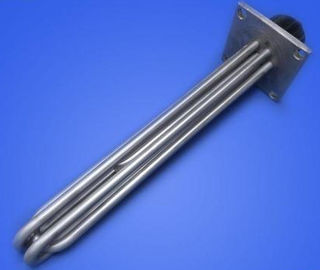 Calentador tubular 240v 1000w de la inmersión de cobre del reborde para los líquidos de calefacción de la transferencia de calor