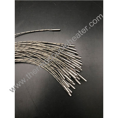 Proba de acero inoxidable Rtd Sensor de temperatura de tipo J, K PT100