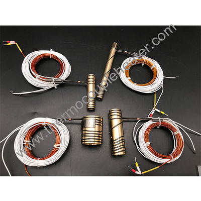 Calentador de corriente caliente prensado en bobina de latón para sistema de corriente caliente con termoparejo