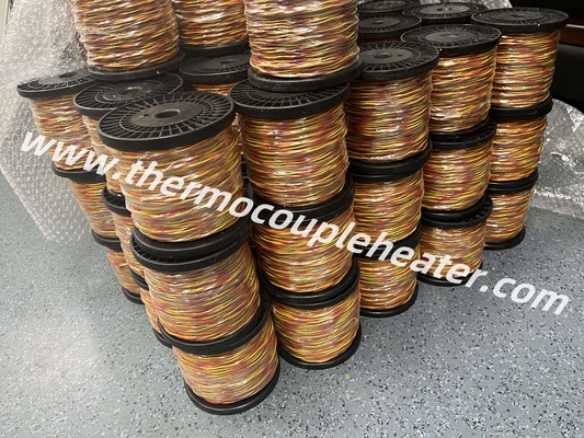 Cables de termopares tipo K de pareja retorcida aplicados para hornos de alta temperatura