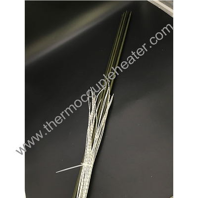 Elementos de calefacción de calefacción flexibles eléctricos industriales de tamaño personalizado con extremo puntiagudo