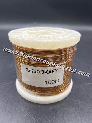 Cables de termopares KAPTON aislamiento y carcasa tipo K 20AWG