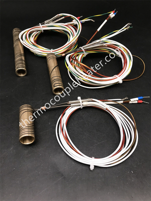Elementos de calefacción de corriente caliente Calentador de tubería de latón eléctrico Calentador de bobina de boquilla