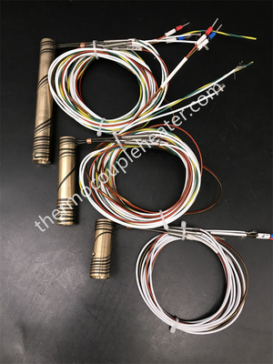 Elementos de calefacción de corriente caliente Calentador de tubería de latón eléctrico Calentador de bobina de boquilla