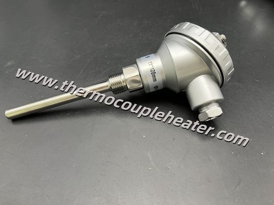 Sensor de temperatura PT100 RTD / termopareja estable y ensamblado con precisión con transmisor 4 ~ 20mA