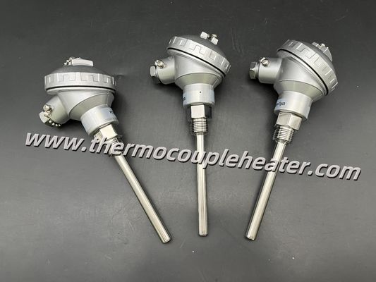 Sensor de temperatura PT100 RTD / termopareja estable y ensamblado con precisión con transmisor 4 ~ 20mA