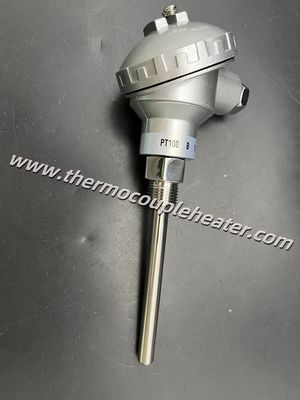 Sensor de temperatura PT100 RTD / termopareja estable y ensamblado con precisión con transmisor 4 ~ 20mA
