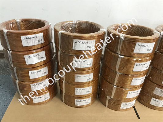 Cables de termopares Kapton aislados con alambre de extensión