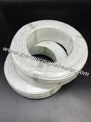 Cable de extensión RTD Pt100 con aislamiento de teflón y blindaje trenzado de acero inoxidable