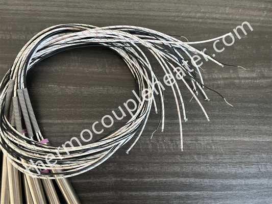 Calentador de cartucho personalizado de 220v 110v Diámetro Calentador de cartucho eléctrico con termopar Pt100