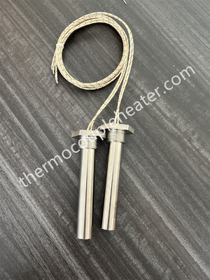 Calentador de cartuchos de alta densidad para ignición de pellets 240V 1000W Calentador eléctrico de cartuchos de moho con cables encrucijados