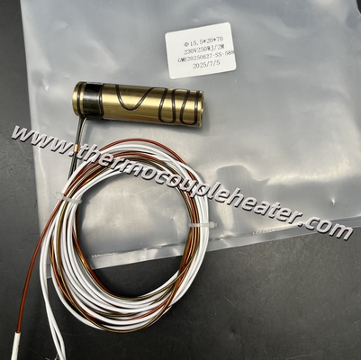 Calentador microtubular ranurado de latón, fácil montaje y diámetro ajustable