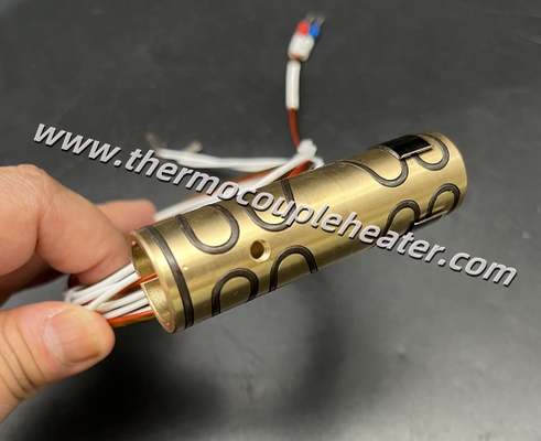 Calentador microtubular ranurado de latón, fácil montaje y diámetro ajustable