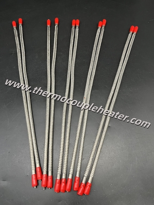 Diámetro de la superficie trenzada del calentador tubular flexible de 6,5 mm para el manifold de corredor caliente