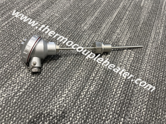 Sensor RTD Dúplex PT100 con Doble Elemento, Sonda con Aislamiento Mineral y 6 Hilos