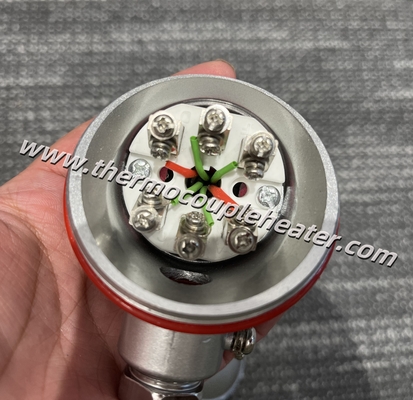 Sensor RTD Dúplex PT100 con Doble Elemento, Sonda con Aislamiento Mineral y 6 Hilos