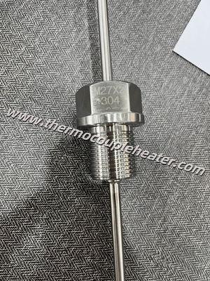 Sensor RTD Dúplex PT100 con Doble Elemento, Sonda con Aislamiento Mineral y 6 Hilos