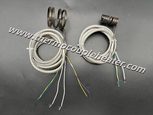 Elementos calefactores personalizados para sistemas de colada caliente para moldeo por inyección industrial.